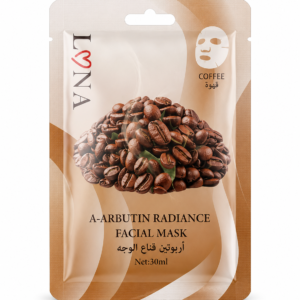 Luna A-Arbutin Radiance Facial Mask - Coffee