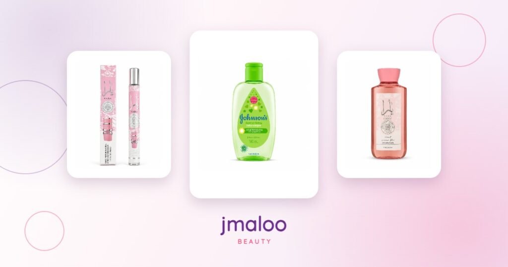 Eau de parfum, body mist and body splash options available online in Egypt at Jmaloo Beauty