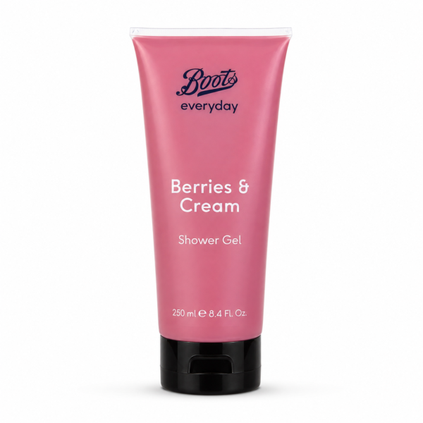 Boots — Everyday Berries & Cream Shower Gel 250ml — Sweet Fruity