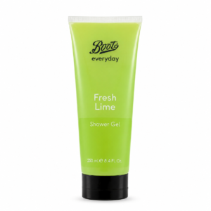 Boots Everyday Fresh Lime shower gel 250ml green tube