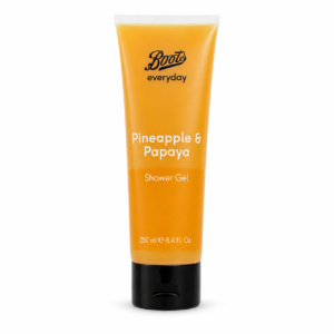 Boots Everyday Pineapple and Papaya shower gel 250ml orange tube
