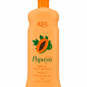 RDL Papaya Extract Whitening Hand & Body Lotion with Vitamin E bottle