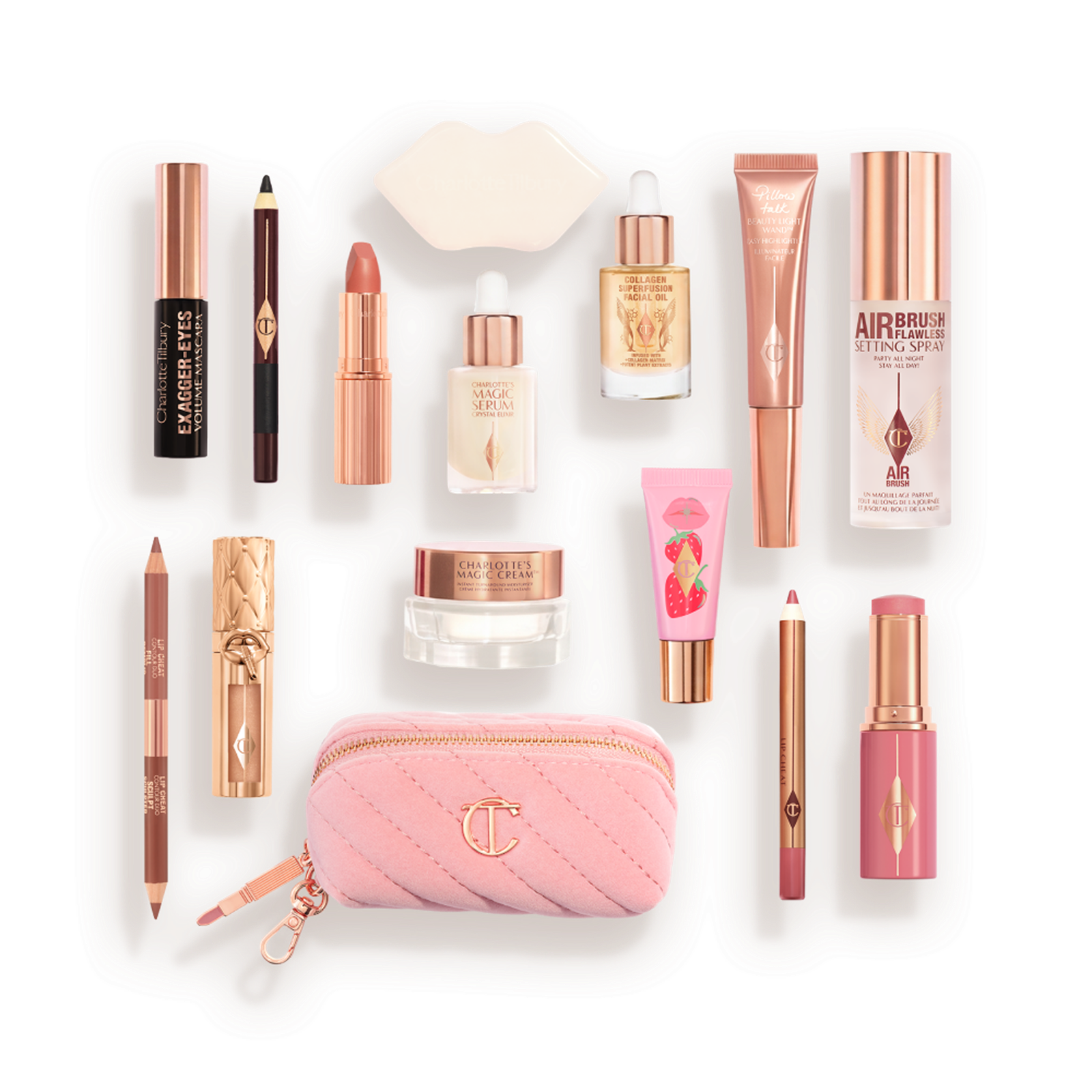 Charlotte Tilbury Hollywood Beauty Wonderland advent calendar 2026 – 15-piece makeup and skincare gift set view 3