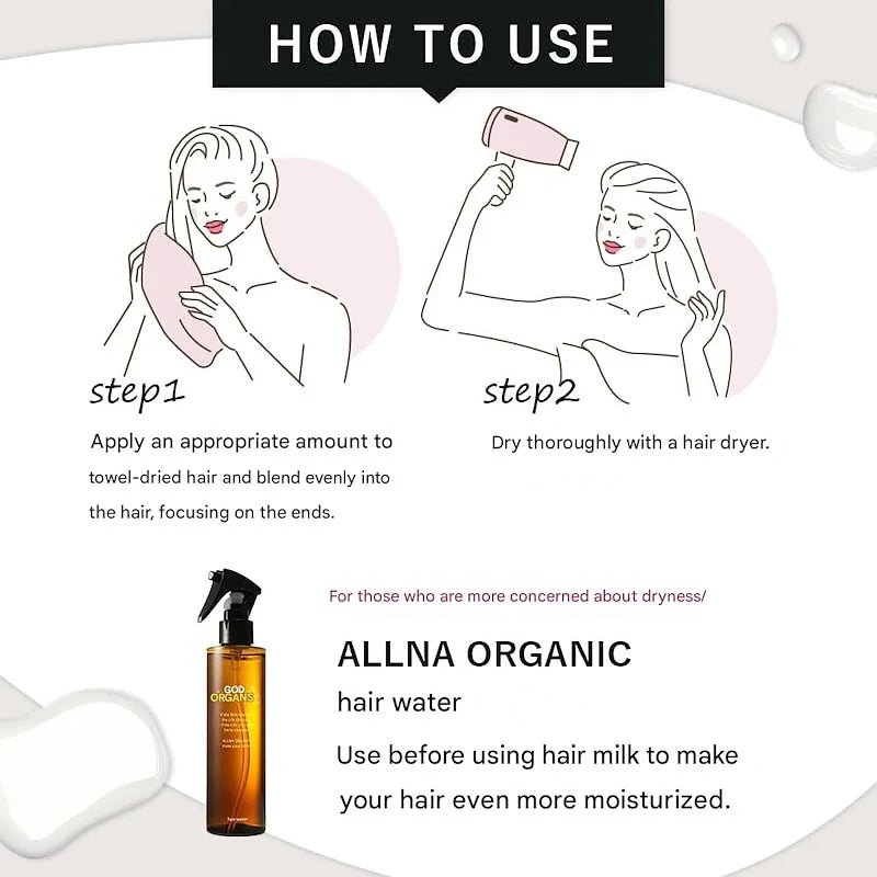 Allna Organic Hair Milk – Leave-In Treatment (150ml)
