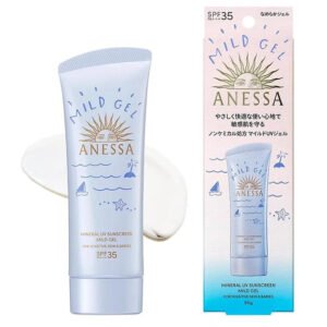 Anessa Mineral UV Mild Gel SPF 35 Gentle Sunscreen for Sensitive Skin & Babies