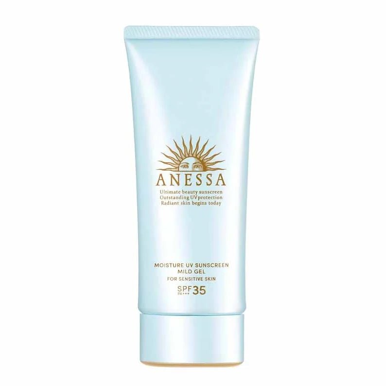 ANESSA Moisture UV Mild Gel N Sunscreen SPF 35–49 – Fragrance-Free | 90 g
