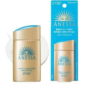 Anessa Perfect UV Skin Care Milk SPF 50+ Premium Sunscreen with Skincare
