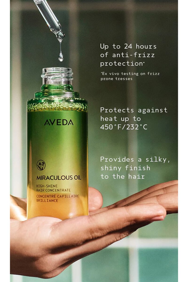 Aveda Miraculous Oil High-Shine Hair Concentrate 50ml bottle – view 4