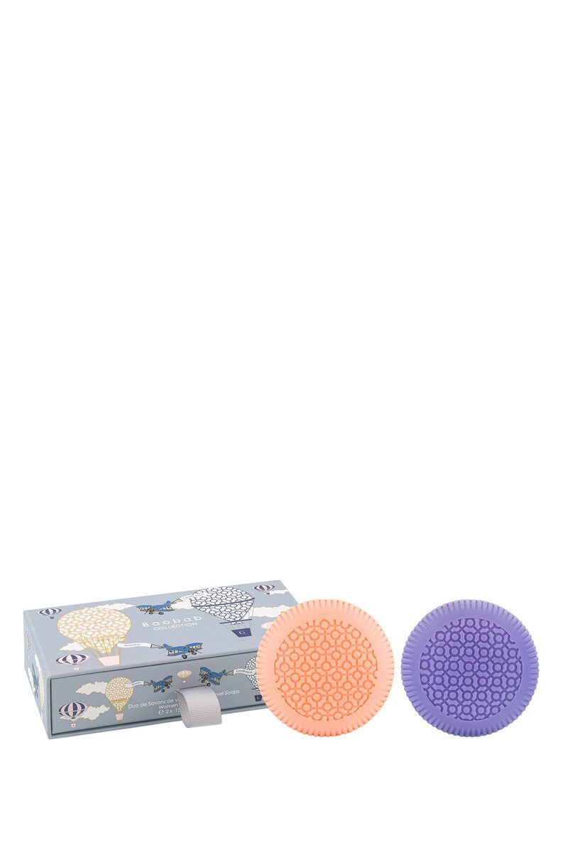Baobab Collection Gift Box Soap Women & Gentlemen travel duo set