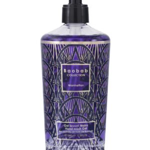 Baobab Collection Hand Wash Gel Manhattan 350ml decorated glass bottle