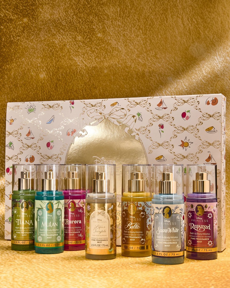 Bath & Body Works Disney Princess 7-Piece Fine Fragrance Mist Gift Set 7 x 75ml – original in Egypt – view 2