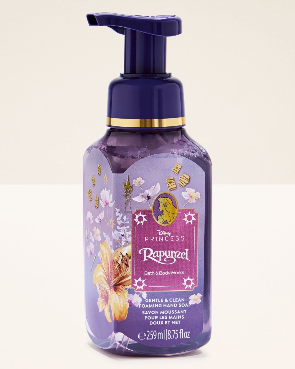 Bath & Body Works Disney Princess Rapunzel Gentle & Clean Foaming Hand Soap 259ml – original in Egypt