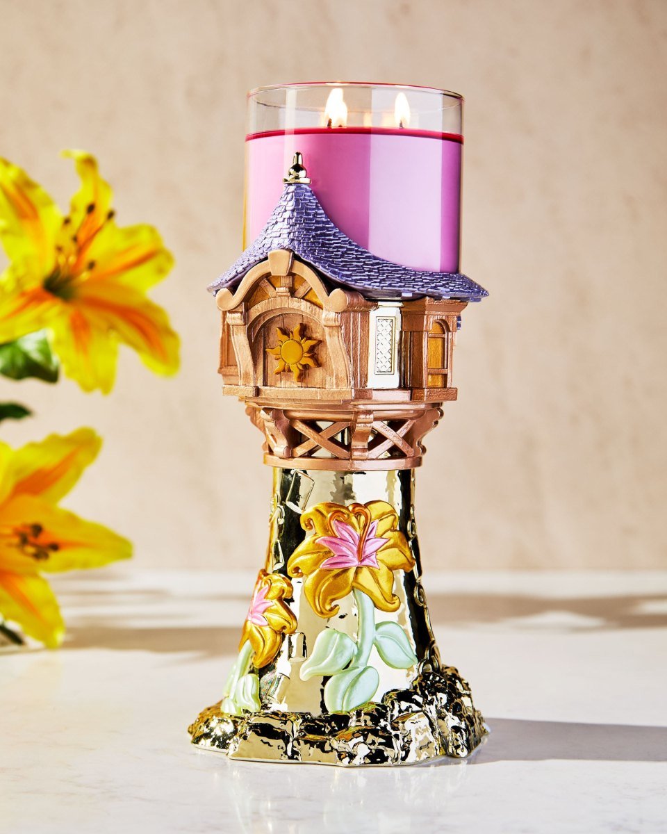 Bath & Body Works Disney Princess Rapunzel Pedestal 3-Wick Candle Holder – original in Egypt – view 2