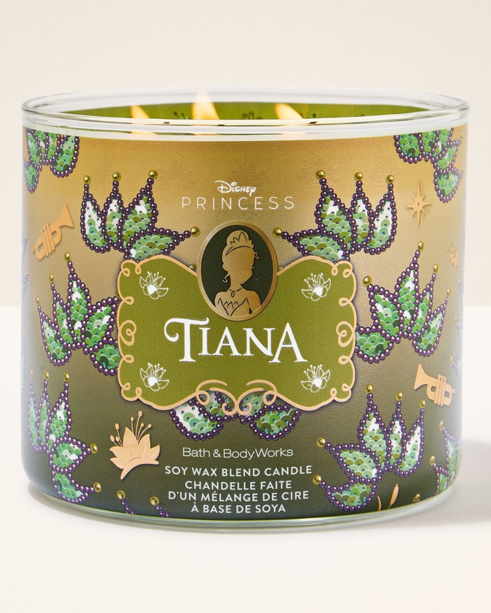 Bath & Body Works Disney Princess Tiana 3-Wick Candle 411g – original in Egypt