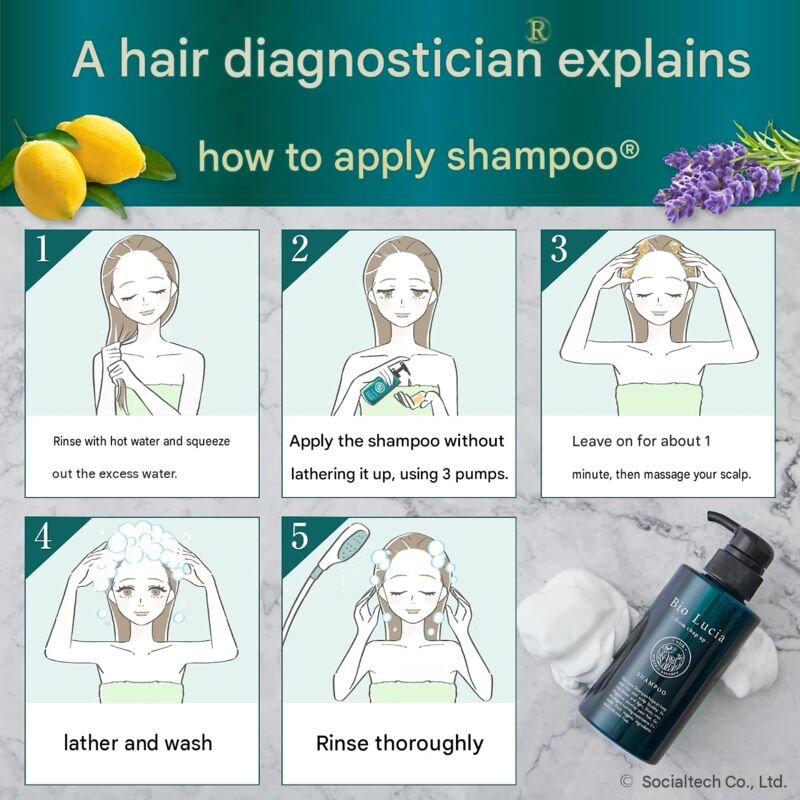 Bio Lucia Organic Amino Acid Shampoo — 300 ml