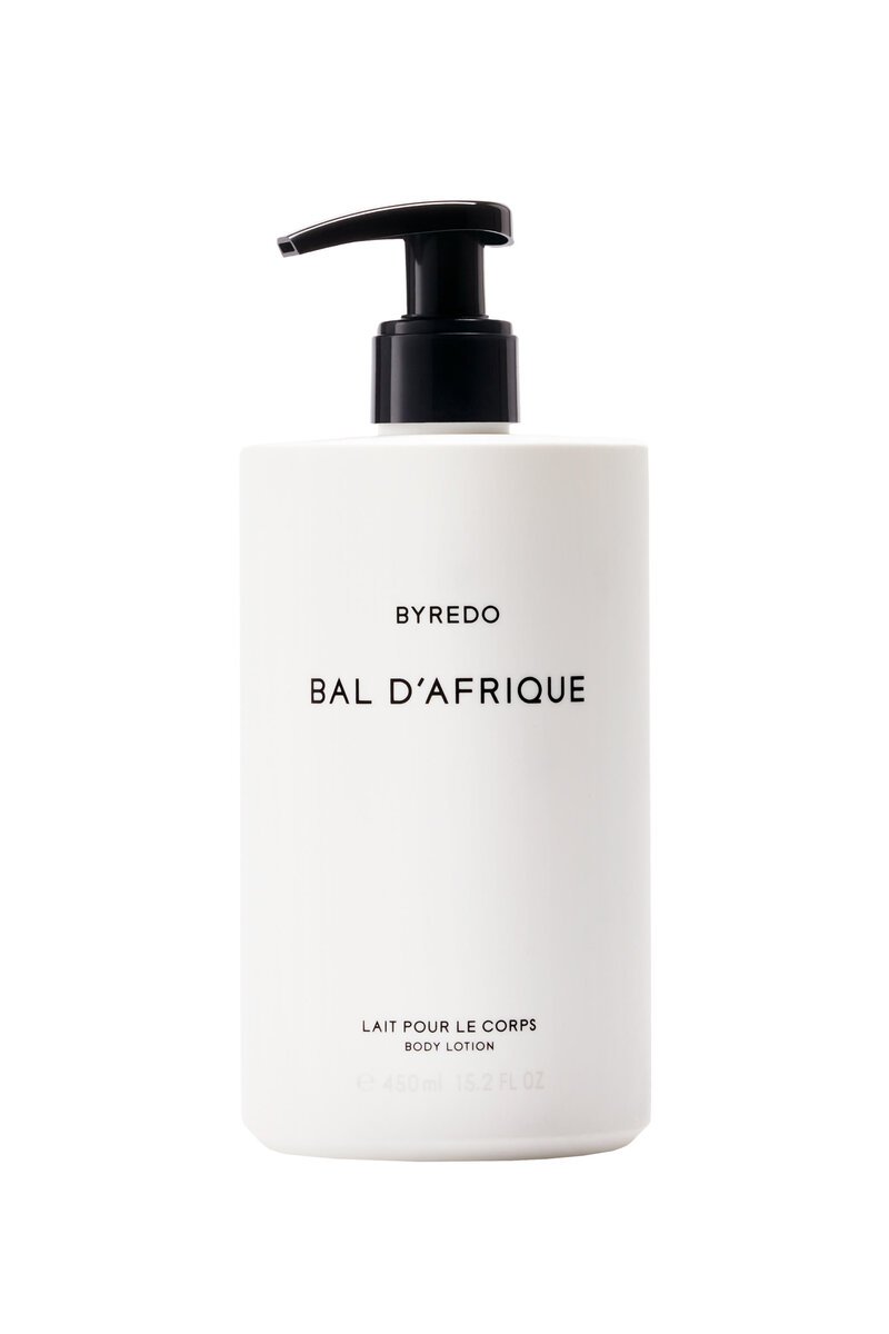 Byredo Bal D'Afrique Body Lotion 450ml bottle with citrus and cedarwood scent