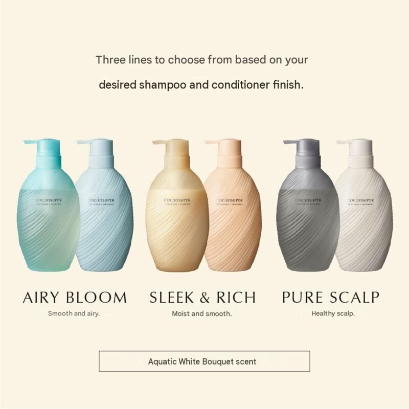 COCONSUPER Pure Scalp Shampoo & Treatment (Choose Your Option) 500 mL each