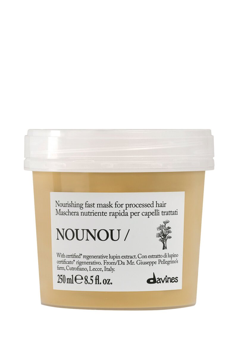 Davines NOUNOU Mask 250ml jar for dry over-processed hair