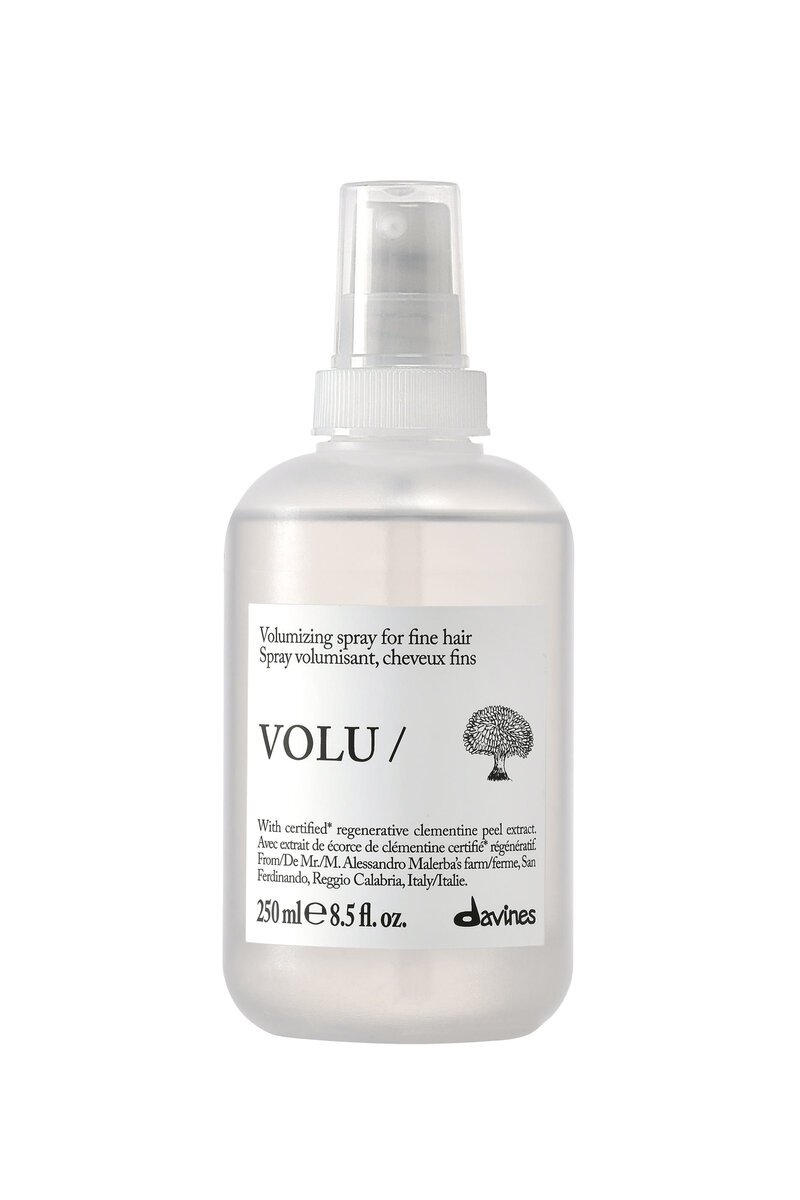 Davines VOLU Hair Mist 250ml volumizing root-lift spray bottle