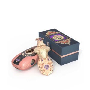 Designer Shaik Opulent Shaik Amethyst Gold Edition Eau de Parfum 40ml bottle – original peppery musky rose and leather woody amber perfume in Egypt