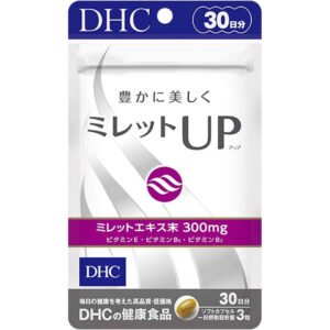 DHC Millet UP Vitamins for Hair Growth, Thickness, and Volume, 90 Granules for 3