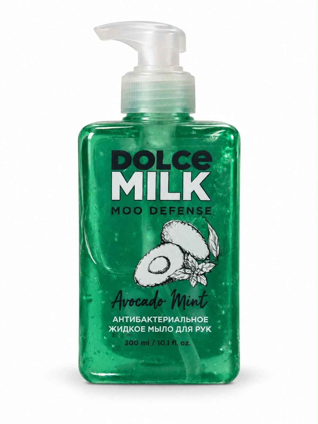 DOLCE MILK Moo Defense Avocado Mint antibacterial liquid hand soap 300ml