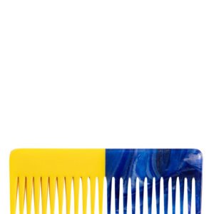 Dries Van Noten Italian Resin Comb bi-colour handbag hair comb