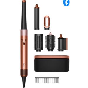 Dyson Airwrap i.d. Multi-styler and Dryer Straight+Wavy Amber Silk with attachments and case