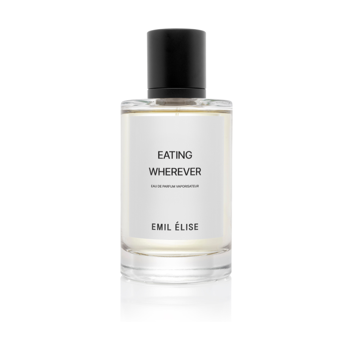 Emil Élise Eating Wherever Eau de Parfum 100ml bottle – original blackcurrant, peach and vanilla sweet floral perfume in Egypt