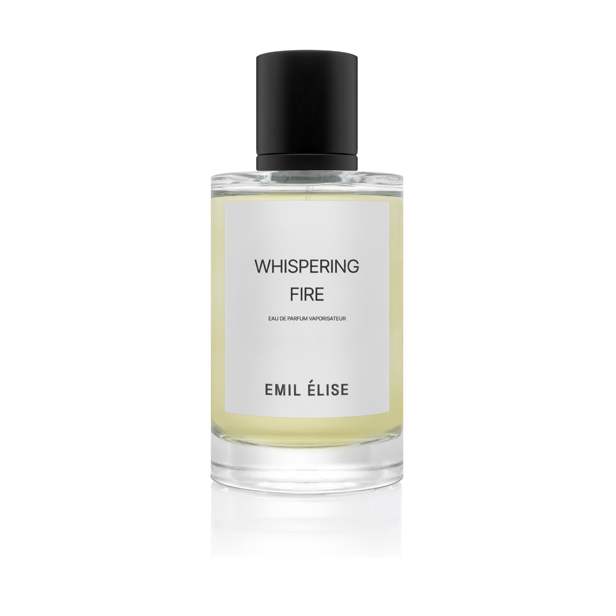 Emil Élise Whispering Fire Eau de Parfum 100ml bottle – original agarwood, myrrh and incense smoky amber perfume in Egypt