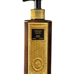 Eredi Zucca Hand Cream 250ml brown PETG bottle with brass details