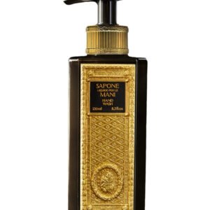 Eredi Zucca Hand Wash 250ml brown PETG bottle with brass details