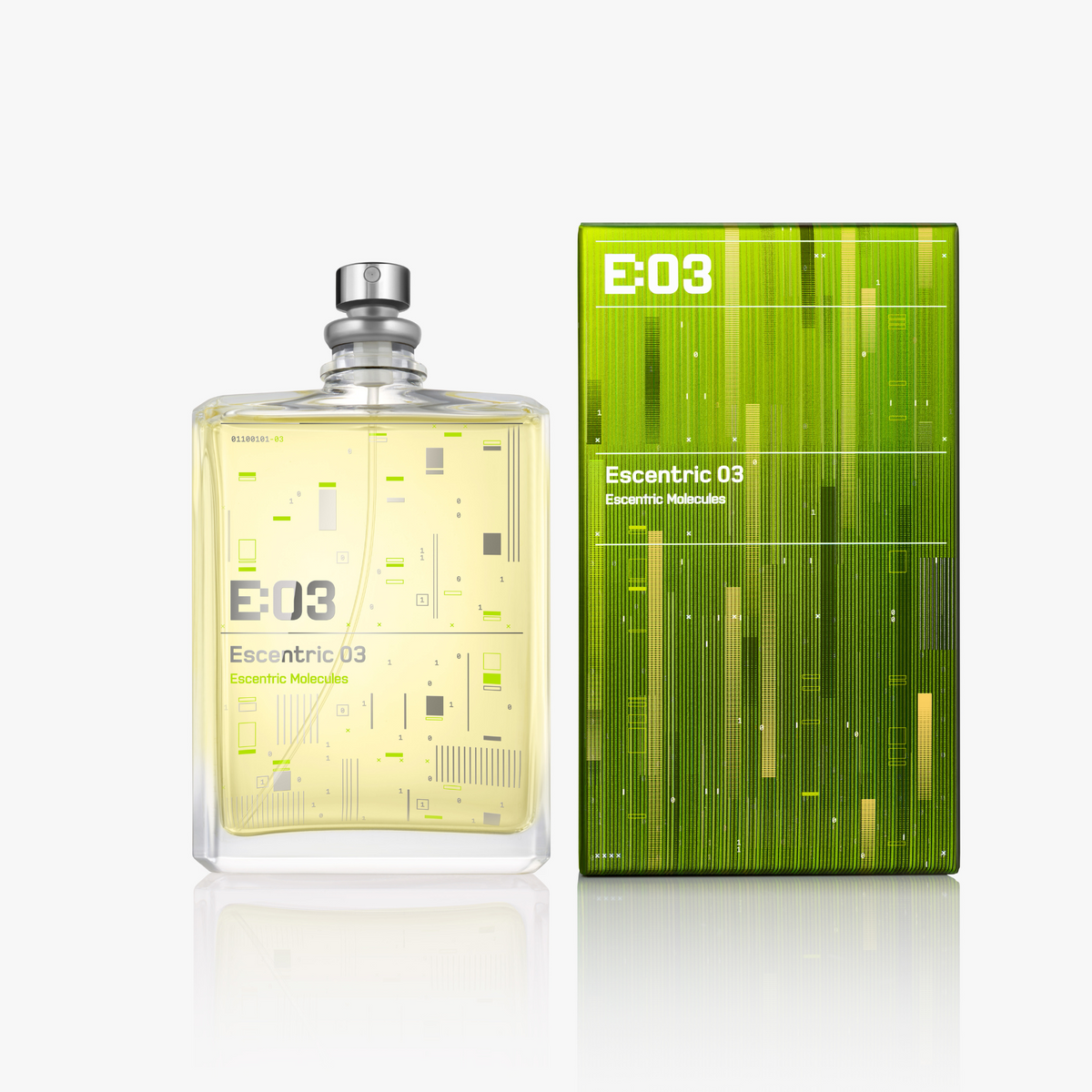Escentric Molecules Escentric 03 Eau de Toilette 100ml bottle – original vetiver, ginger and orris root woody perfume in Egypt
