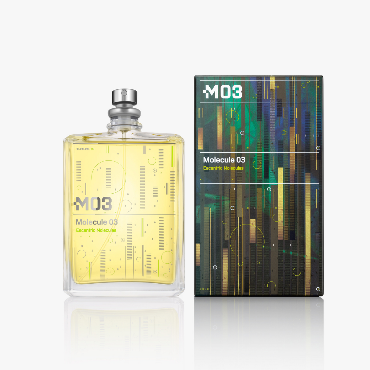 Escentric Molecules Molecule 03 Eau de Toilette 100ml bottle – original pure vetiveryl acetate clean vetiver scent in Egypt