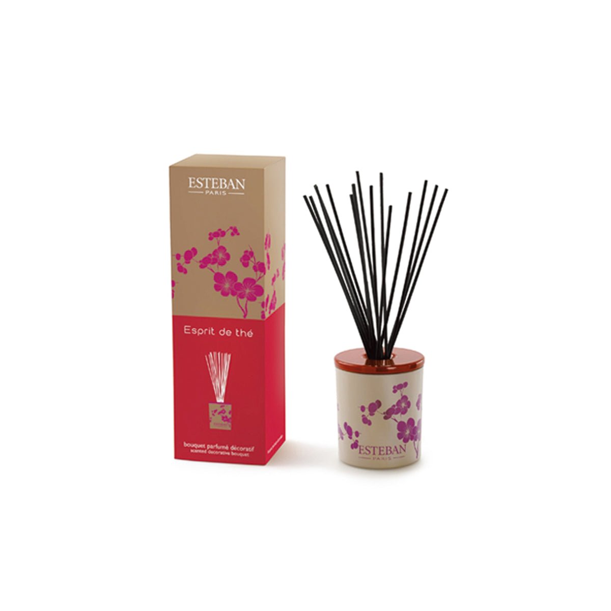 Esteban Esprit de Thé Decorative Bouquet bottle – original green tea, magnolia and saffron reed diffuser in Egypt