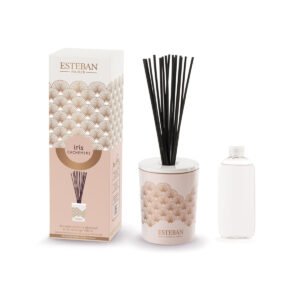 Esteban Iris Cachemire Triptyque Decorative Bouquet 100ml bottle – original iris, rose and cashmere wood designer reed diffuser in Egypt