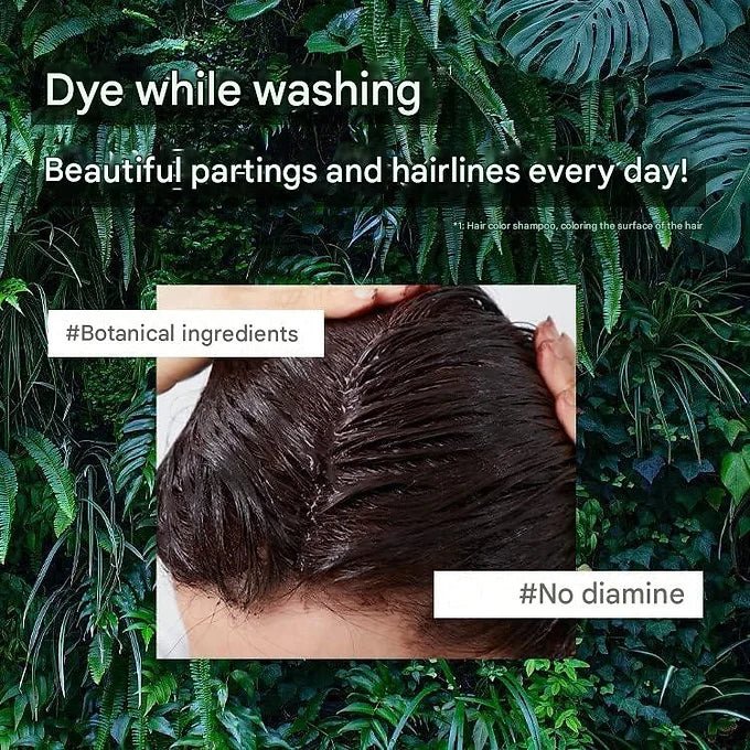 Future Lab Botanical Color Cream Shampoo, Black, 6.8 fl oz (200 ml)