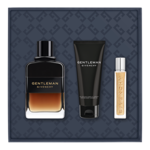 Givenchy Gentleman Réserve Privée Gift Set 4G Couture Edition with Eau de Parfum 100 ml, Shower Gel 75 ml & Travel Spray 12.5 ml
