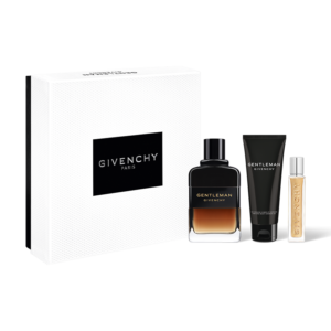 Givenchy Gentleman Réserve Privée Gift Set Father's Day Edition with Eau de Parfum 100 ml, Hair & Body Shower Gel 75 ml & Travel Spray 12.5 ml