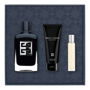 Givenchy Gentleman Society Gift Set 4G Couture Edition with Eau de Parfum 100 ml, Shower Gel 75 ml & Travel Spray 12.5 ml