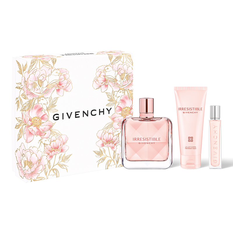 Givenchy Irresistible Gift Set Mother's Day Edition with Eau de Parfum 80 ml, Body Lotion 75 ml & Travel Spray 12.5 ml