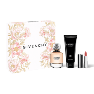 Givenchy L'Interdit Gift Set with Eau de Parfum 50 ml, Body Lotion 75 ml & Mini Lipstick N°116
