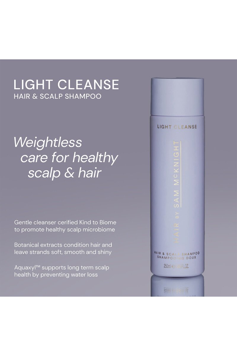 Hair by Sam McKnight Light Cleanse Hair & Scalp Shampoo 250ml bottle – view 3