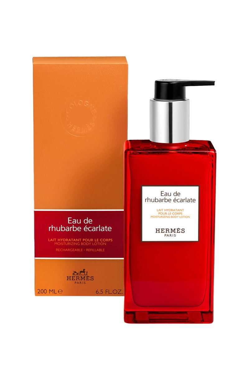 Hermès Eau de Rhubarbe Écarlate Moisturizing Body Lotion 200ml bottle – view 2