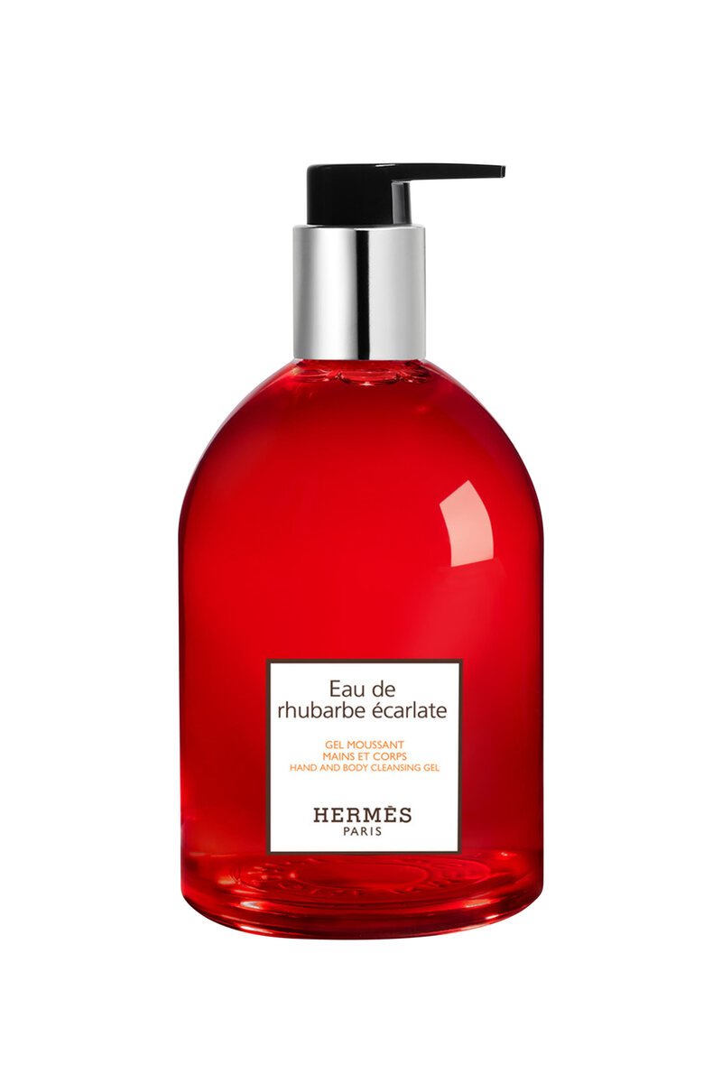 Hermès Eau de Rhubarbe Écarlate hand and body cleansing gel 300ml bottle