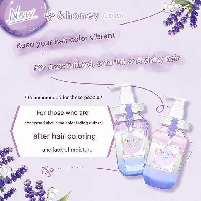 & Honey Color Control Repair Shampoo | 15.3 fl oz (440 ml) | Muget Honey Scent