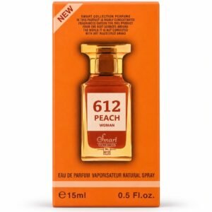 Smart Collection No. 612 Peach Woman eau de parfum 15ml in orange box - juicy peach vanilla perfume for women in Egypt