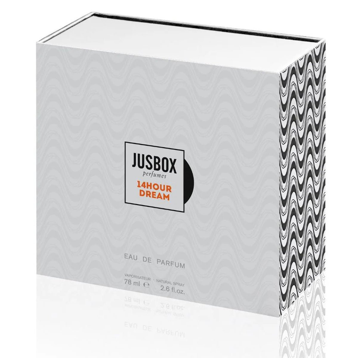 JUSBOX 14 Hour Dream Eau de Parfum 78ml view 3 – original patchouli, iris and saffron oriental perfume in Egypt
