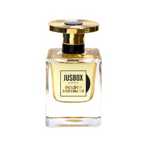 JUSBOX Golden Serenade Extrait de Parfum 78ml bottle – original oud, saffron and incense oriental perfume in Egypt