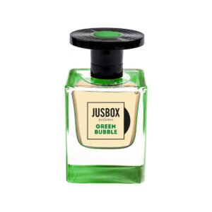 JUSBOX Green Bubble Eau de Parfum 78ml bottle – original grapefruit, saffron and honey woody oriental perfume in Egypt